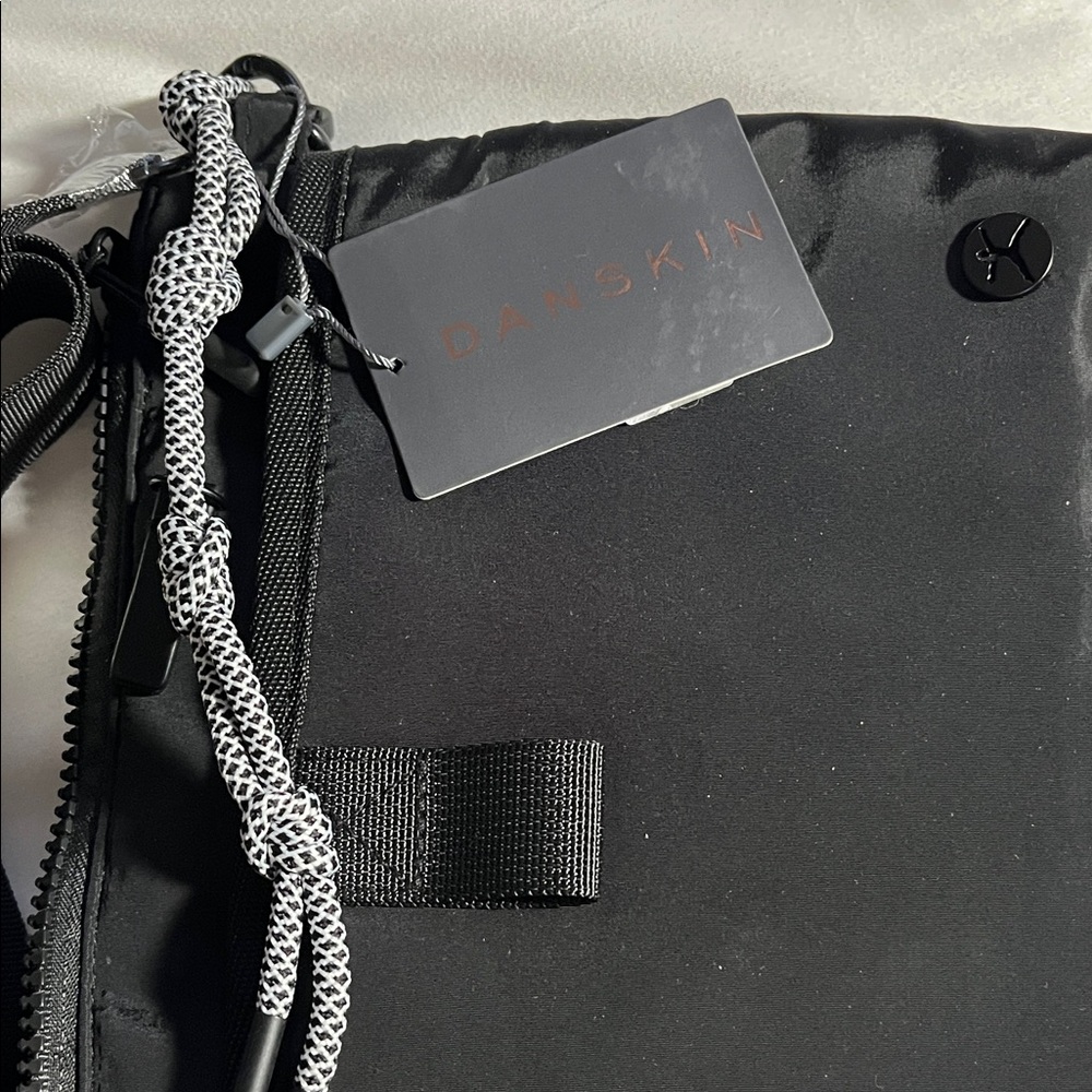 Danskin Black Bag with Rope Detail